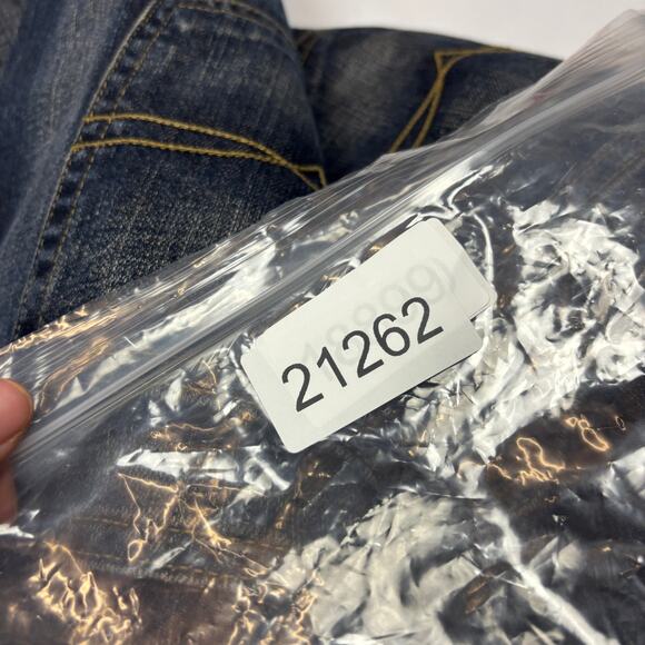 Vintage Anchor Blue Loose Baggy Jeans Men's 38x30 Skater Y2K - Picture 12 of 12